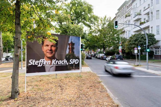 Abgeordnetenhauswahl in Berlin, Wahlplakate