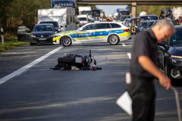 Hessen, Verkehrsunfall auf der A67