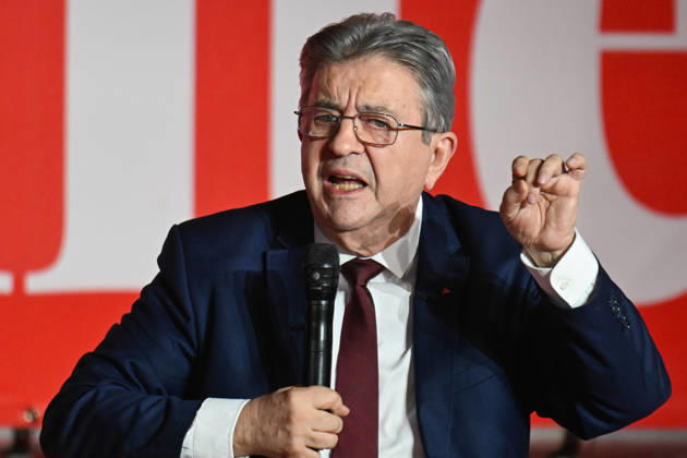 Frankreich, Jean Luc Melenchon in Essonne