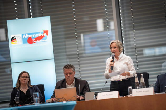 Berlin, lecture event organised by the Finance Working Group of the AfD parliamentary group in the Bundestag