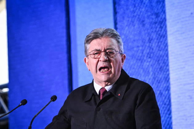 France: Jean-Luc Mélenchon during an event in Paris