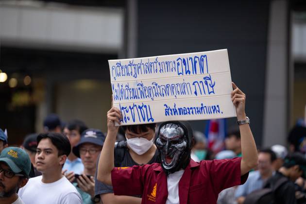 Thailand, Protest nach Senatswahlen in Bangkok