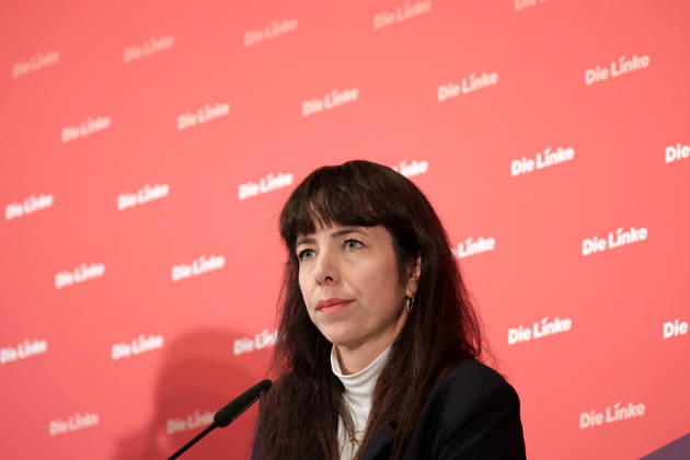 Berlin, Ines Schwerdtner and Elif Eralp press conference