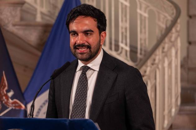 USA, Zohran Mamdani press conference in New York