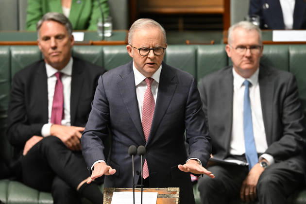 Australia, debate in Parliament in Canberra