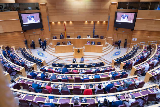Spain, debate in the Senate in Madrid