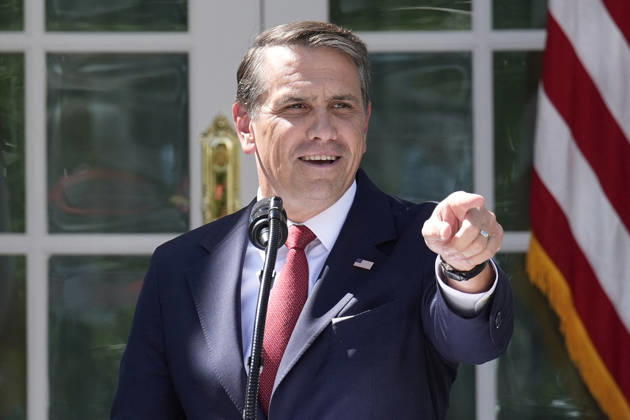USA, Todd Blanche press conference in Washington DC