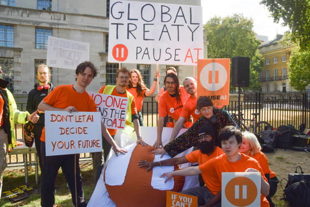 United Kingdom: Demonstration in London calling for an international AI moratorium