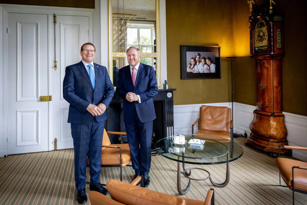 Royals, Netherlands: King Willem-Alexander receives politicians in The Hague