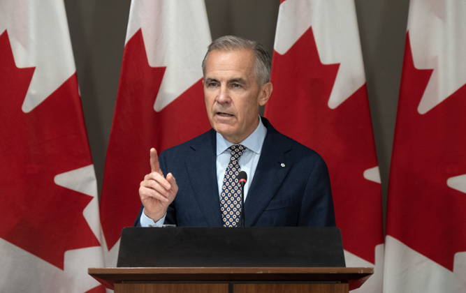 Canada: Mark Carney addresses the caucus in Ottawa