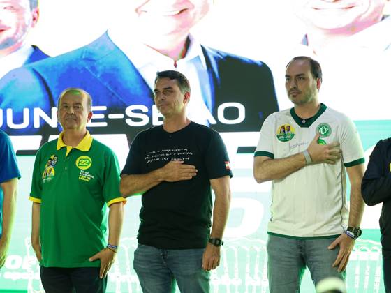 Brasilien, Veranstaltung mit Flavio Bolsonaro in Chapeco