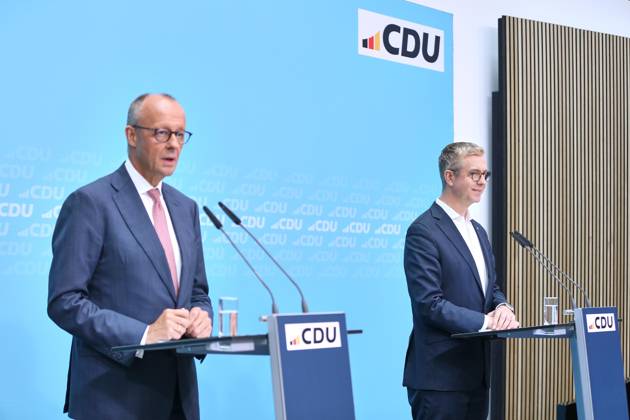 Berlin, CDU press conference