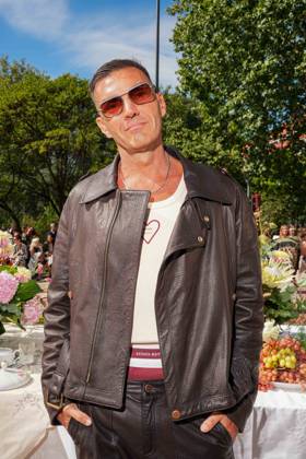 Milan Fashion Week, guests at the Antonio Marras fashion show