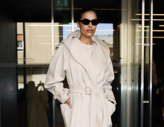 Milan Fashion Week, guests at the Max Mara fashion show