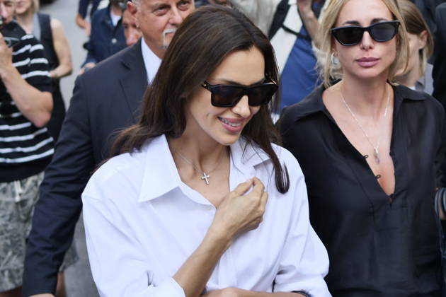 Milan Fashion Week, guests at the Alberta Ferretti fashion show