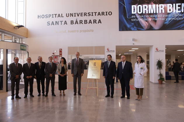 Royals, Spain: King Felipe visits a hospital in Soria