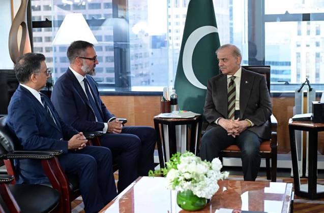 USA: Meeting between Muhammad Shehbaz Sharif and Prince Rahim Aga Khan V for talks in New York