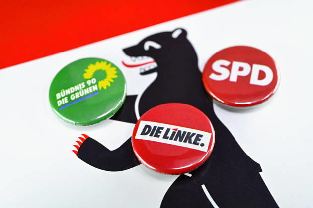 Berlin: The Left Party, the Greens and the SPD announce exploratory talks on forming a government; archive images