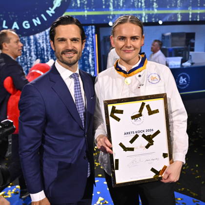 Royalty: Prince Carl Philipp of Sweden at the ‘Chef of the Year’ awards in Stockholm