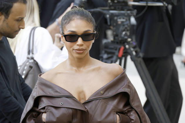 Paris Fashion Week, guests at the Balenciaga fashion show