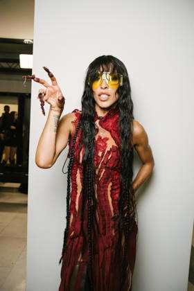 Paris Fashion Week, guests at the Ottolinger fashion show