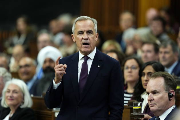 Kanada, Mark Carney bei Debatte im Parlament in Ottawa