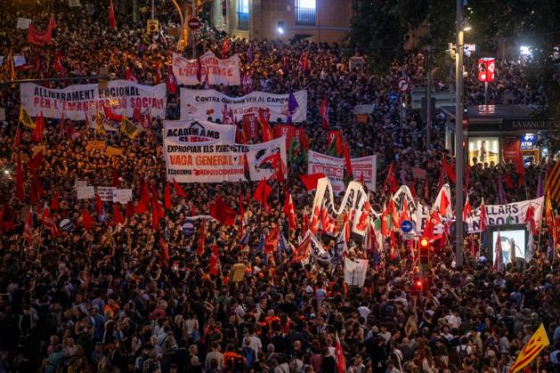 Spanien, Proteste gegen Wohnungsnot in Barcelona