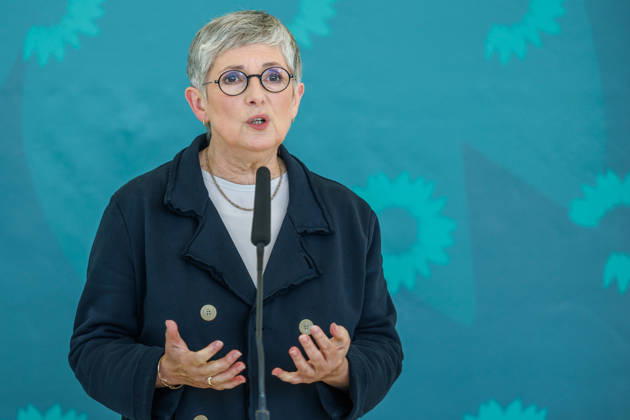 Berlin, Britta Haßelmann Pressestatement von Bündnis 90 Die Grünen