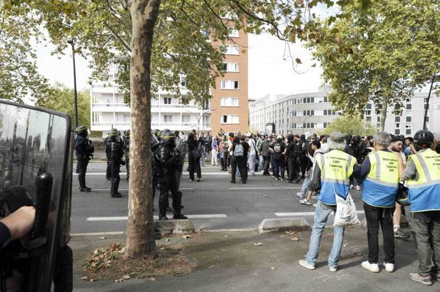 Frankreich, Demonstration von Schülern und Studierenden in Toulouse