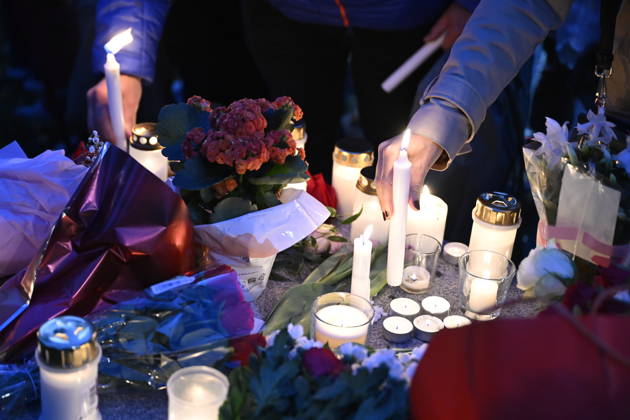 Stockholm, Gedenken am 3. Jahrestag des Terroranschlags der Hamas in Israel