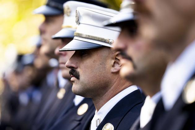 USA, FDNY Gedenkfeier in New York