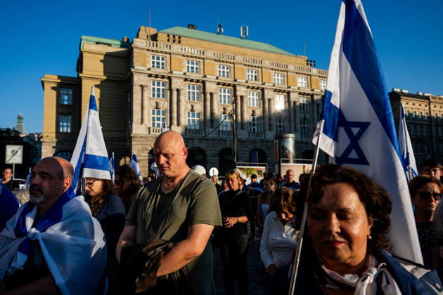 Prag, Gedenken am 3. Jahrestag des Terroranschlags der Hamas in Israel