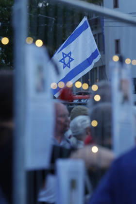 Darmstadt, Gedenken am 3. Jahrestag des Terroranschlags der Hamas in Israel
