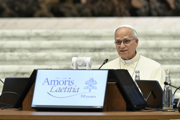 Vatikan, Papst Leo XIV beim Bischofstreffen zu Amoris laetitia