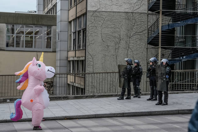 Frankreich, Schülerproteste in Nancy