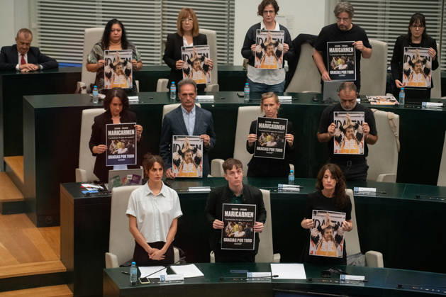 Spanien, Trauer um Rentnerin Maricarmen in Madrid