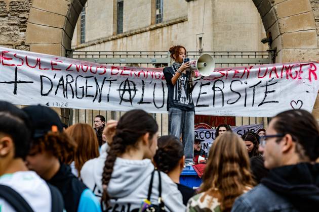 Schülerproteste in Frankreich
