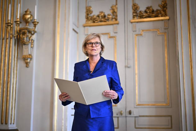 Literaturnobelpreis, Pressekonferenz zur Bekanntgabe in Stockholm