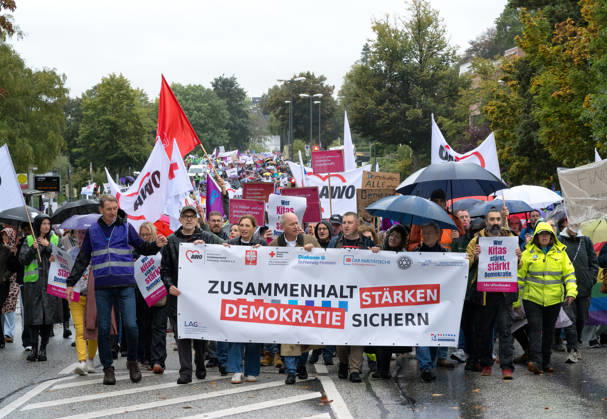 Schleswig-Holstein, Sozialstaatsdemonstration in Kiel