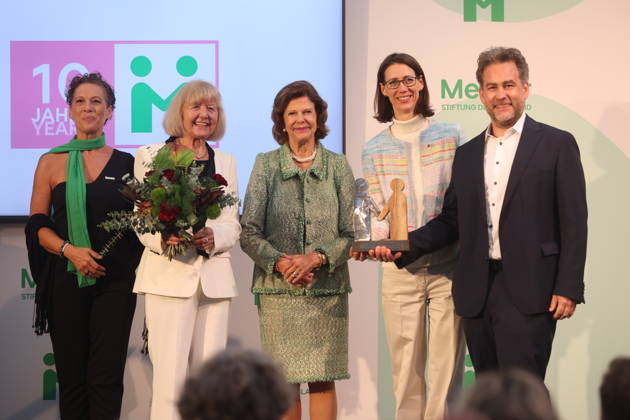 Royals: Queen Silvia presents the Mentor Award to mark the 10th anniversary of the Mentor Foundation Germany on the island of Mainau