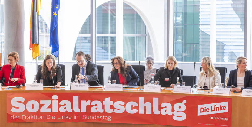 Berlin, Sozialratschlag - Konferenz für soziale Sicherheit und gesamtgesellschaftliche Solidarität von Die Linke