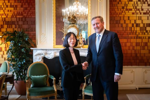 Royals, Niederlande, König Willem-Alexander empfängt Tomoko Akane in Den Haag