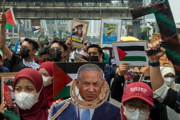 Malaysia, Pro-palästinensische Demonstration in Kuala Lumpur
