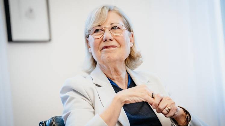 NRW, Krupp-Stiftungschefin Ursula Gather im Interview in Essen