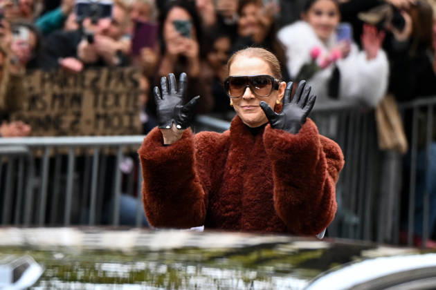 Celebrities, Celine Dion in Paris