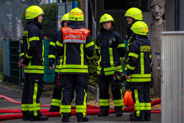 Hessen, Brand in Lager der Initiative Frankfurt for Ukraine in Frankfurt am Main