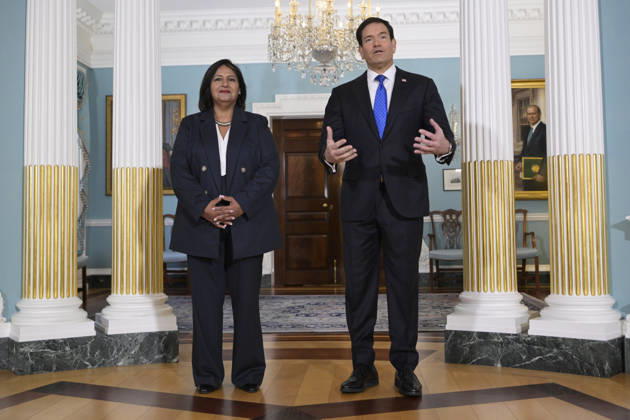 USA, Marco Rubio trifft Dinorah Figuera in Washington DC
