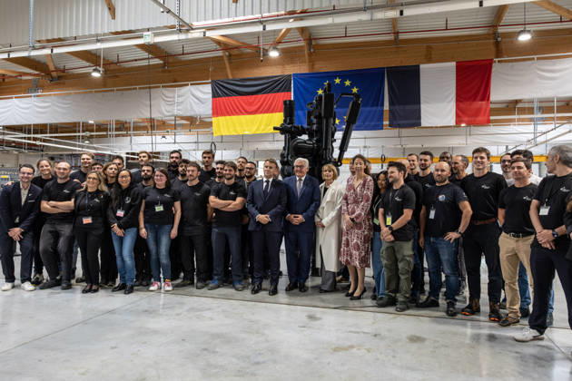 France: Frank-Walter Steinmeier and Emmanuel Macron visit aerospace and defence companies in Gironde