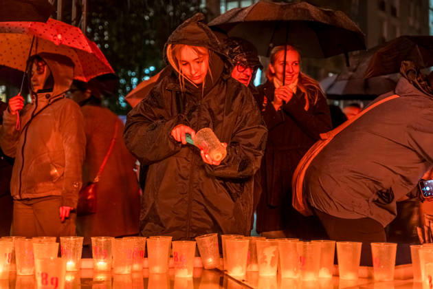 Sachsen, Lichtfest zur Erinnerung an die Friedliche Revolution in Leipzig