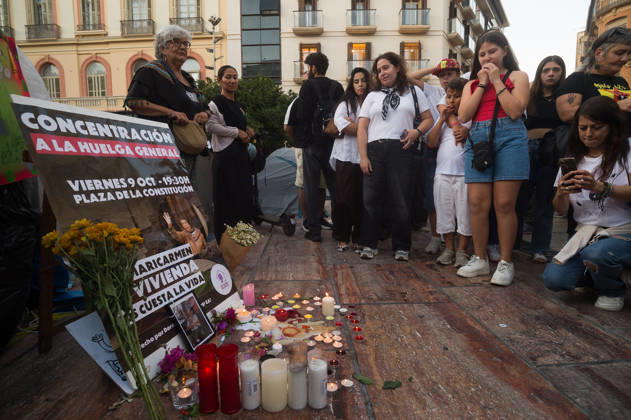 Spanien, Trauer um Rentnerin Maricarmen in Malaga